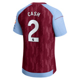 Aston Villa Castore Home Pro Shirt 2023-24 with Cash 2 printing - Kit Captain