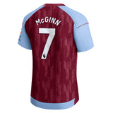 Aston Villa Castore Home Pro Shirt 2023-24 with McGinn 7 printing - Kit Captain