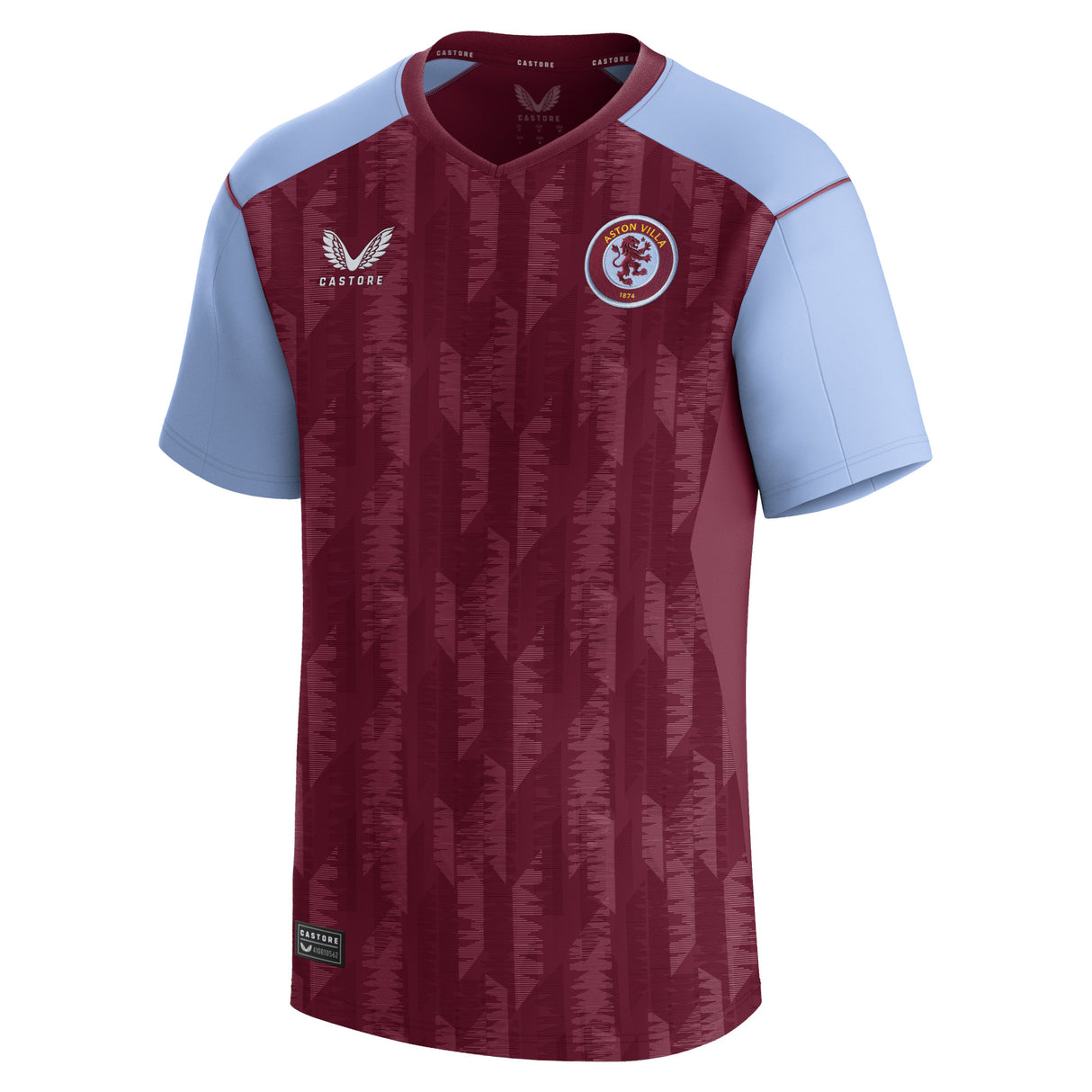 Aston Villa Castore Home Shirt 2023-24 - Kids with McGinn 7 printing - Kit Captain