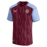 Aston Villa Castore Home Shirt 2023-24 - Kids with Watkins 11 printing - Kit Captain