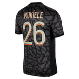 PSG x Jordan Third Stadium Shirt 2023-24 with Mukiele 26 printing - Kit Captain