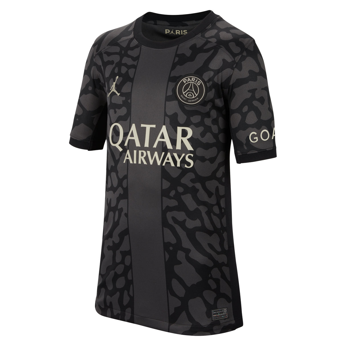 PSG x Jordan Third Stadium Shirt 2023-24 - Kids with Marquinhos 5 printing - Kit Captain