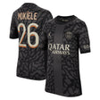 PSG x Jordan Third Stadium Shirt 2023-24 - Kids with Mukiele 26 printing - Kit Captain