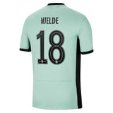 Chelsea Third Stadium Shirt 2023-24 with Mjelde 18 printing - Kit Captain