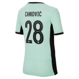 Chelsea Third Stadium Shirt 2023-24 - Kids with Čanković  28 printing - Kit Captain