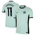 Chelsea Third Vapor Match Shirt 2023-24 with Madueke 11 printing - Kit Captain