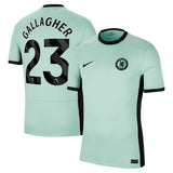 Chelsea Third Stadium Shirt 2023-24 with Gallagher 23 printing - Kit Captain