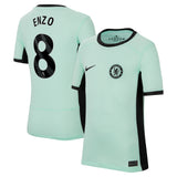 Chelsea Third Stadium Shirt 2023-24 - Kids with Enzo 8 printing - Kit Captain