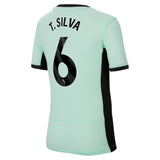 Chelsea Third Stadium Shirt 2023-24 - Kids with T. Silva 6 printing - Kit Captain