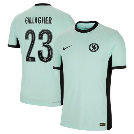 Chelsea Cup Third Vapor Match Shirt 2023-24 with Gallagher 23 printing - Kit Captain