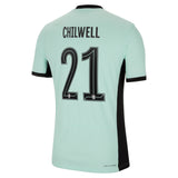 Chelsea Cup Third Vapor Match Shirt 2023-24 with Chilwell 21 printing - Kit Captain