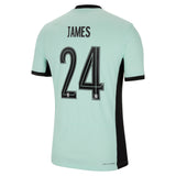 Chelsea Cup Third Vapor Match Shirt 2023-24 with James 24 printing - Kit Captain