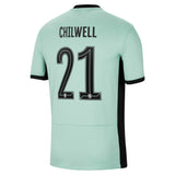 Chelsea Cup Third Stadium Shirt 2023-24 with Chilwell 21 printing - Kit Captain