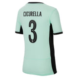 Chelsea Cup Third Stadium Shirt 2023-24 - Kids with Cucurella 3 printing - Kit Captain