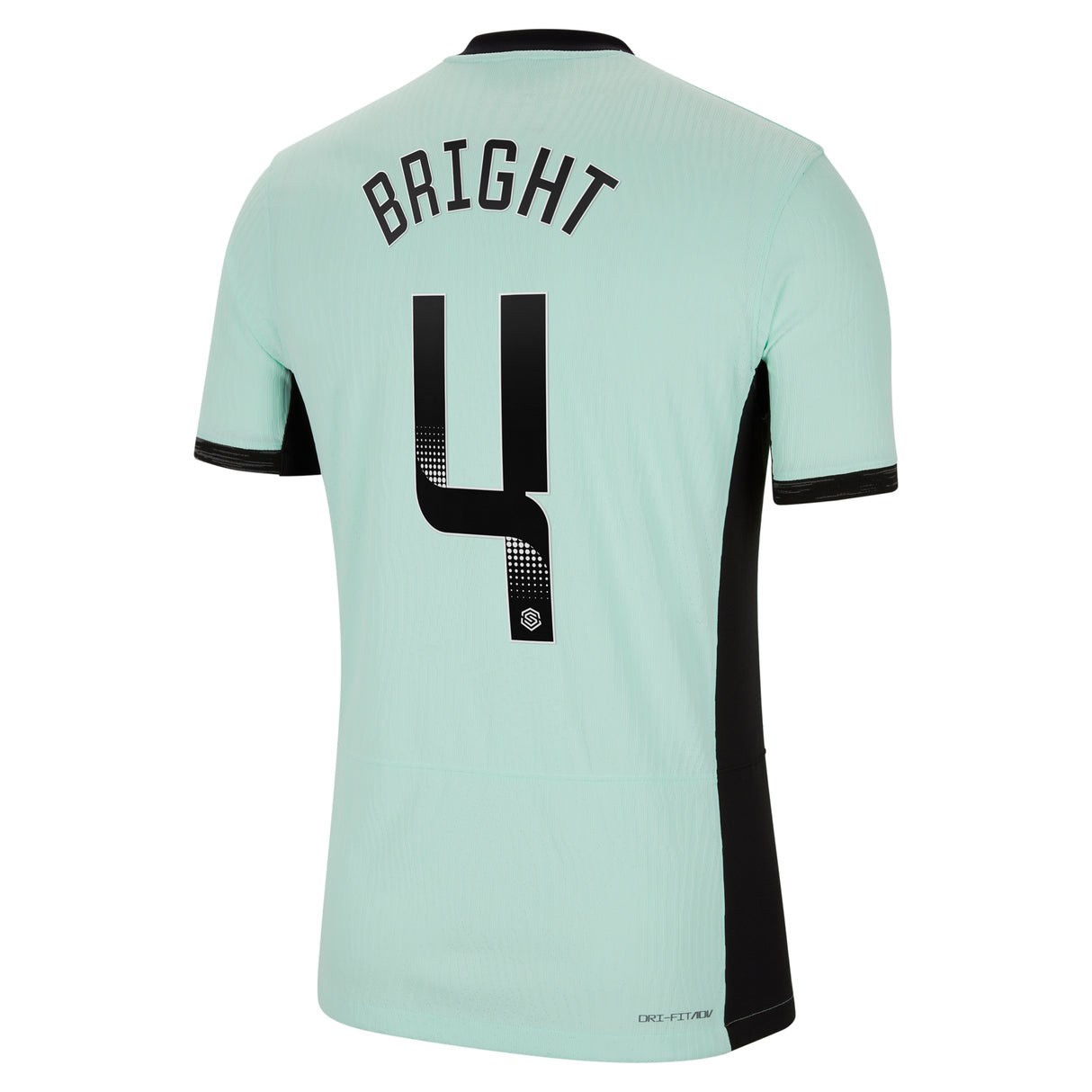 Chelsea WSL Third Vapor Match Shirt 2023-24 with Bright 4 printing - Kit Captain