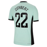 Chelsea WSL Third Vapor Match Shirt 2023-24 with Cuthbert 22 printing - Kit Captain