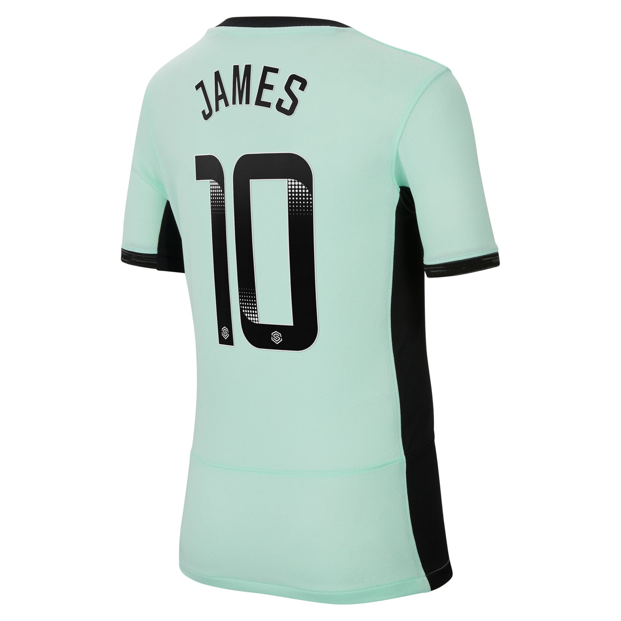 Chelsea WSL Third Stadium Shirt 2023-24 - Kids with James 10 printing - Kit Captain