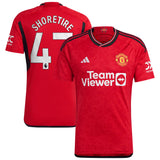 Manchester United EPL adidas Home Shirt 2023-24 with Shoretire 47 printing - Kit Captain