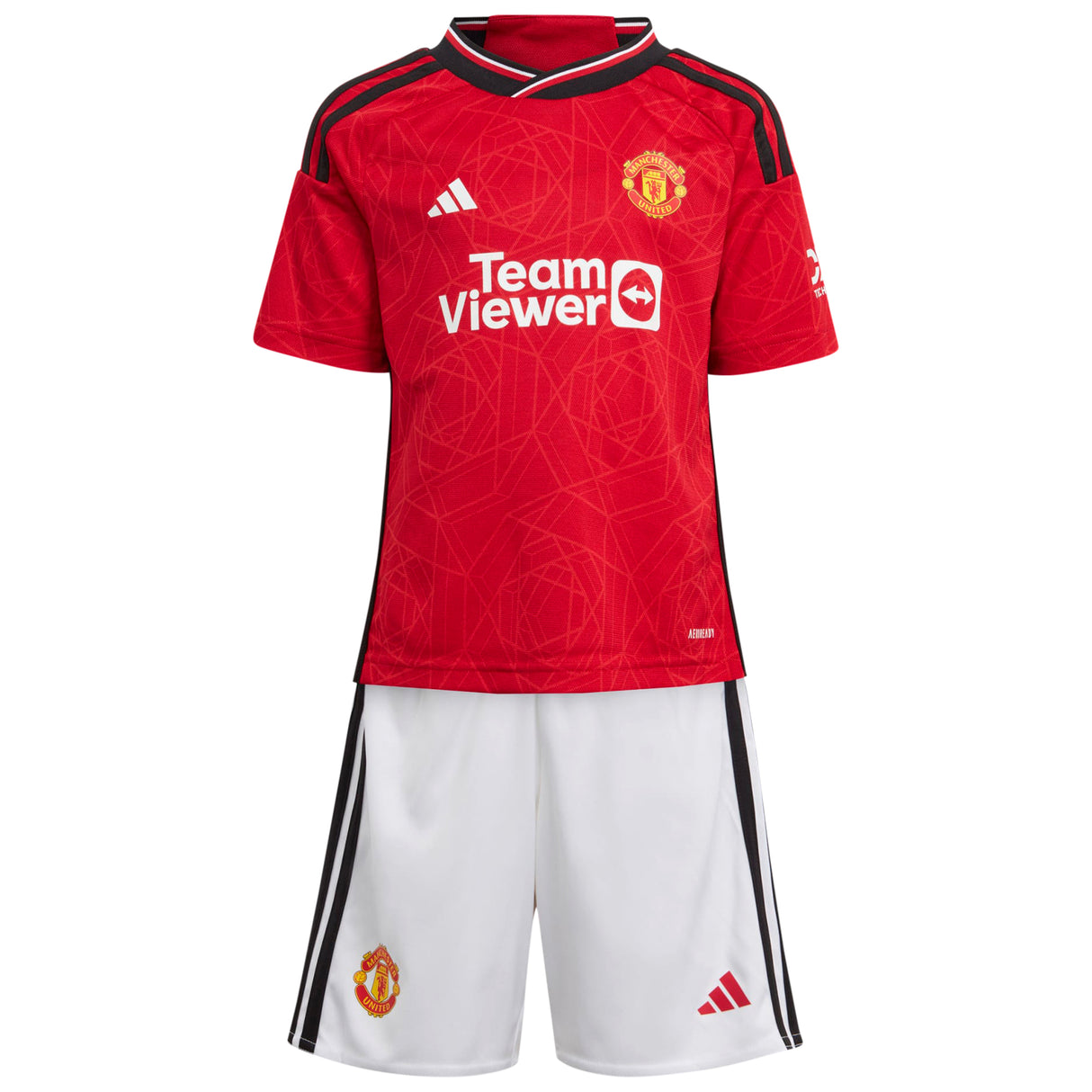 Manchester United EPL adidas Home Minikit 2023-24 with Dalot 20 printing - Kit Captain