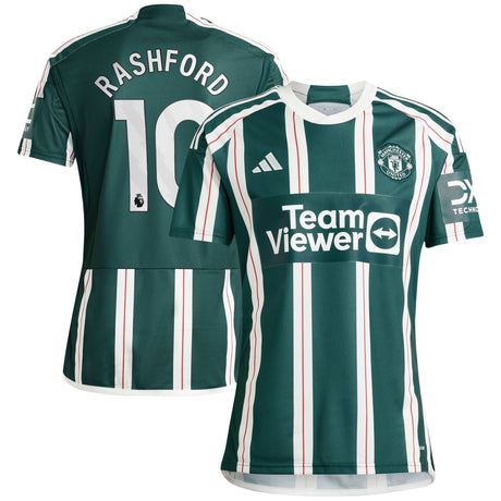 Maillot extérieur Manchester United EPL adidas 2023-24 avec flocage Rashford 10