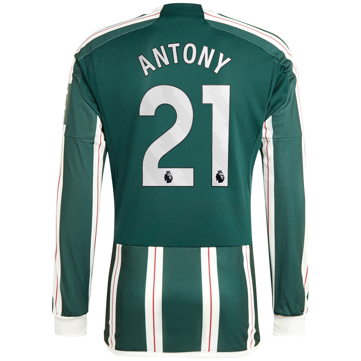 Manchester United EPL adidas Away Shirt 2023-24 - Long Sleeve with Antony 21 printing