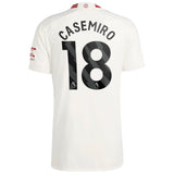 Manchester United EPL adidas Third Authentic Shirt 2023-24 with Casemiro 18 printing - Kit Captain