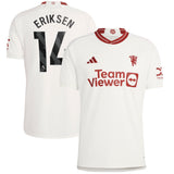 Manchester United EPL adidas Third Shirt 2023-24 with Eriksen 14 printing - Kit Captain