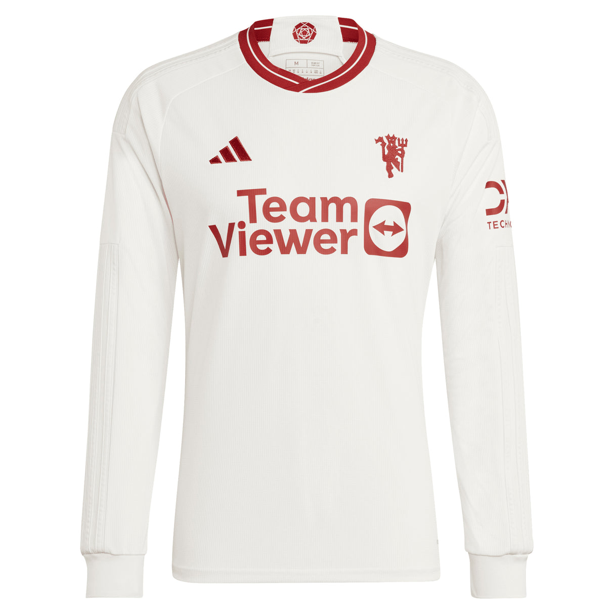 Manchester United EPL adidas Third Shirt 2023-24 - Long Sleeve with R. Varane 19 printing - Kit Captain