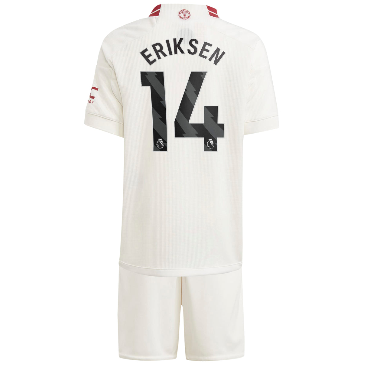 Manchester United EPL adidas Third Minikit 2023-24 with Eriksen 14 printing - Kit Captain