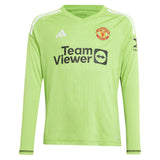 Manchester United Cup Home Goalkeeper Shirt 2023-24 - Kids with Heaton 22 printing - Kit Captain