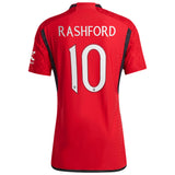 Manchester United Cup Home Authentic Shirt 2023-24 with Rashford 10 printing - Kit Captain