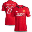 Manchester United Cup Home Authentic Shirt 2023-24 with Pellistri 28 printing - Kit Captain