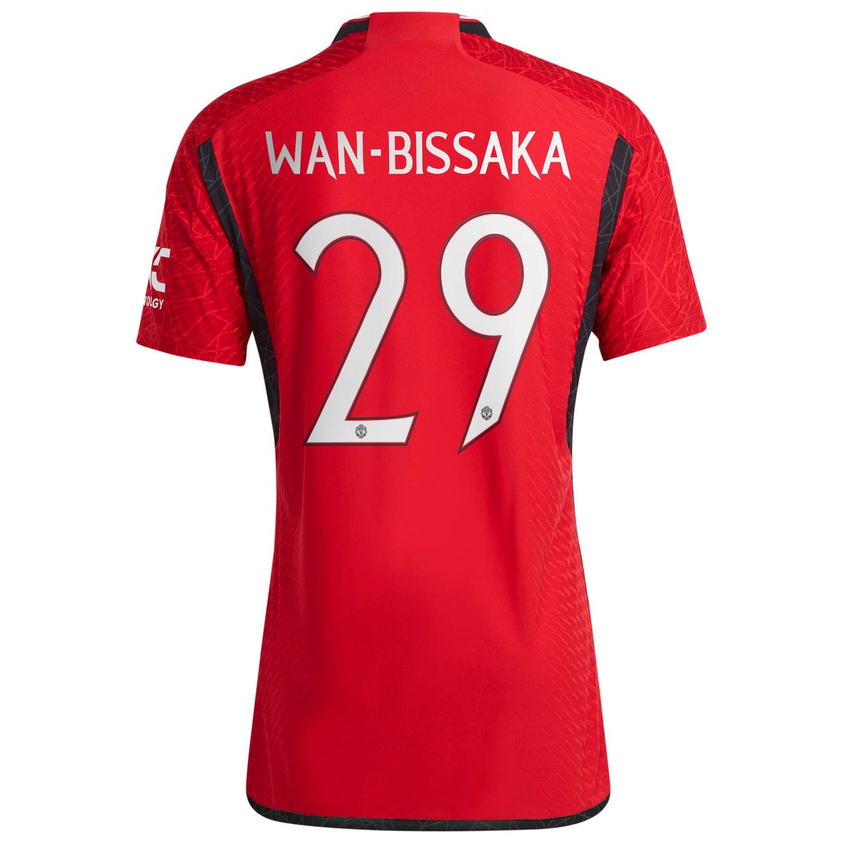 Manchester United Cup Home Authentic Shirt 2023-24 with Wan-Bissaka 29 printing - Kit Captain