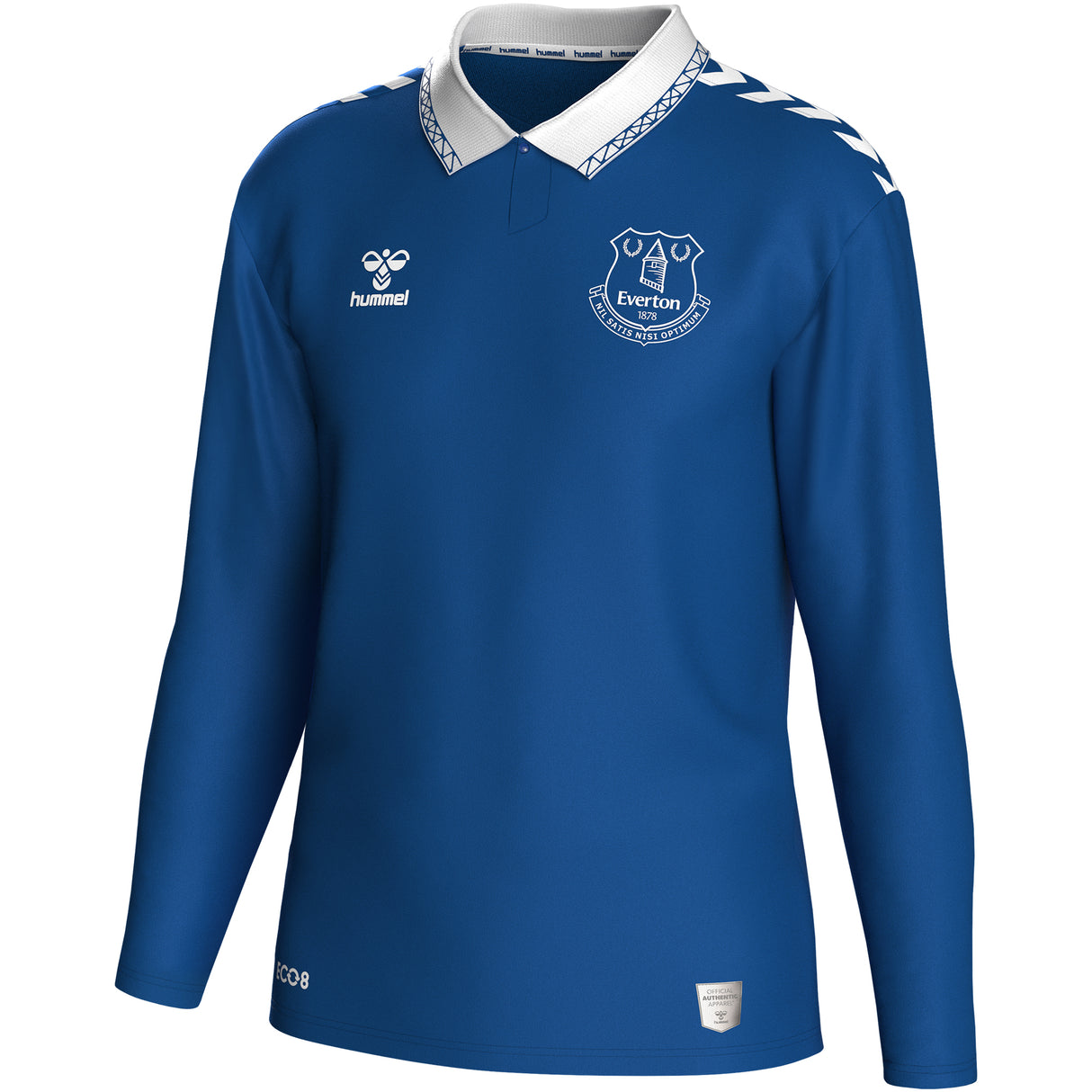 Everton Hummel Home Shirt 2023-24 - Long Sleeve - Kids - Kit Captain