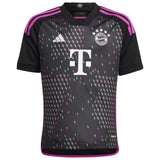 FC Bayern adidas Away Shirt 2023-24 - Kids with De Ligt 4 printing - Kit Captain