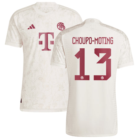 FC Bayern adidas Third Authentic Shirt 2023-24 with Choupo-Moting 13 printing - Kit Captain