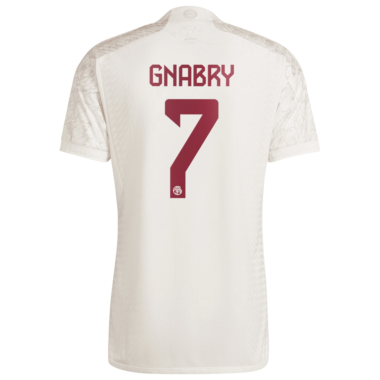 FC Bayern adidas Third Authentic Shirt 2023-24 with Gnabry 7 printing - Kit Captain