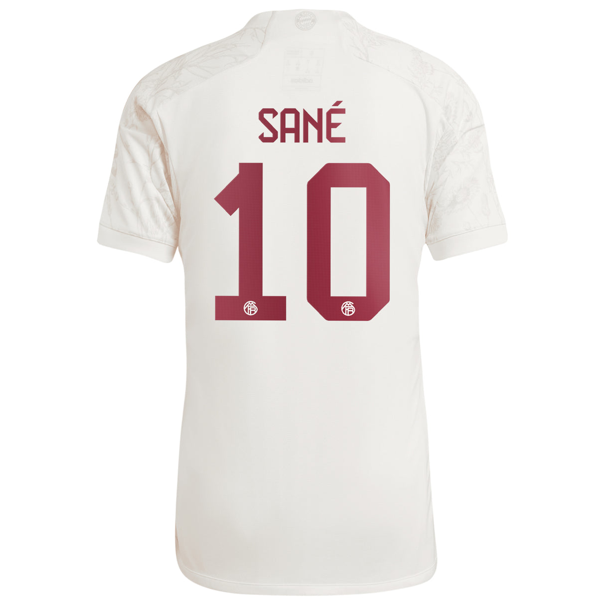 FC Bayern adidas Third Shirt 2023-24 with Sané 10 printing - Kit Captain