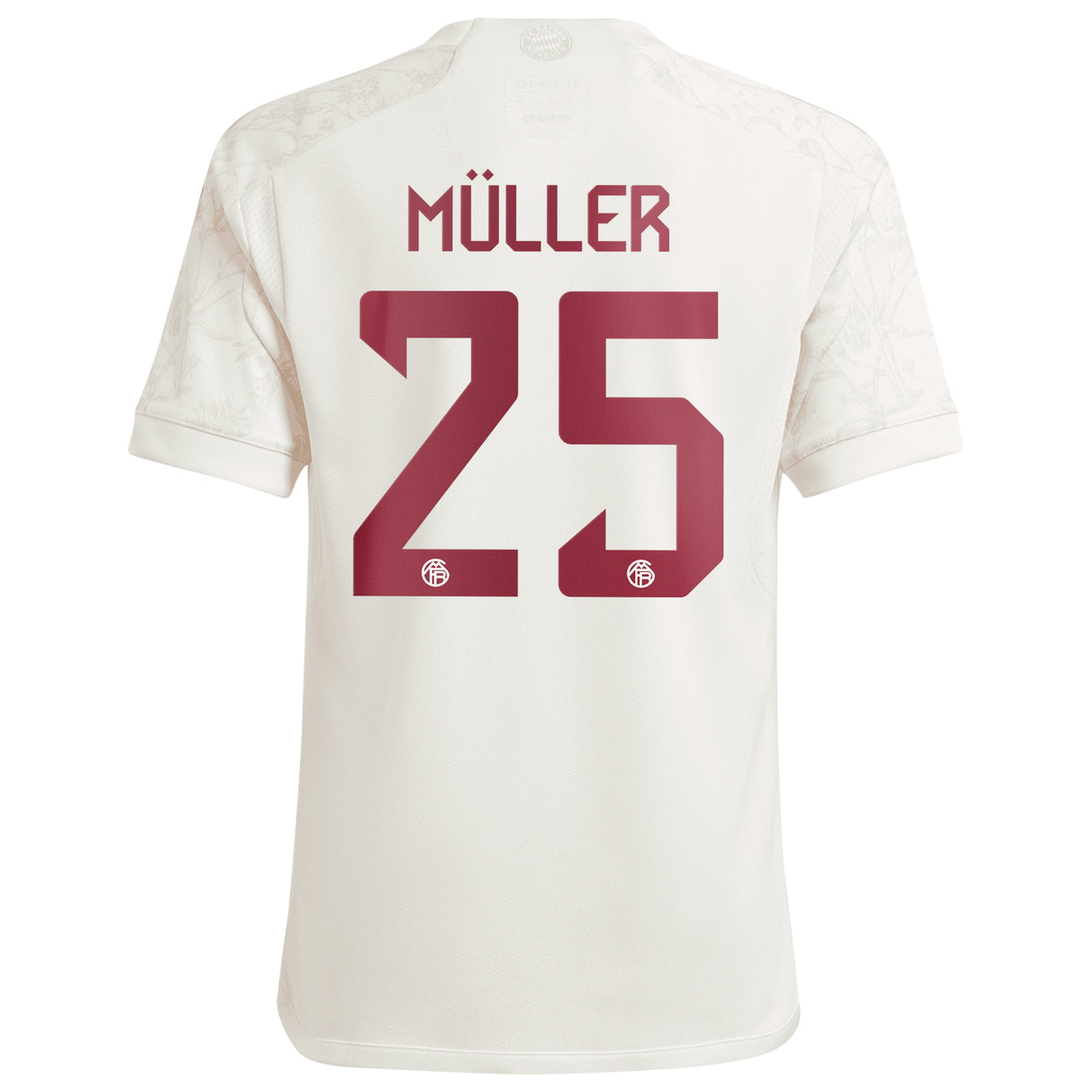 FC Bayern adidas Third Shirt 2023-24 - Kids with Müller 25 printing - Kit Captain