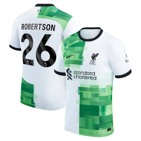 Liverpool Nike Away Stadium Shirt - 2023-24 with Robertson 26 printing - Kit Captain