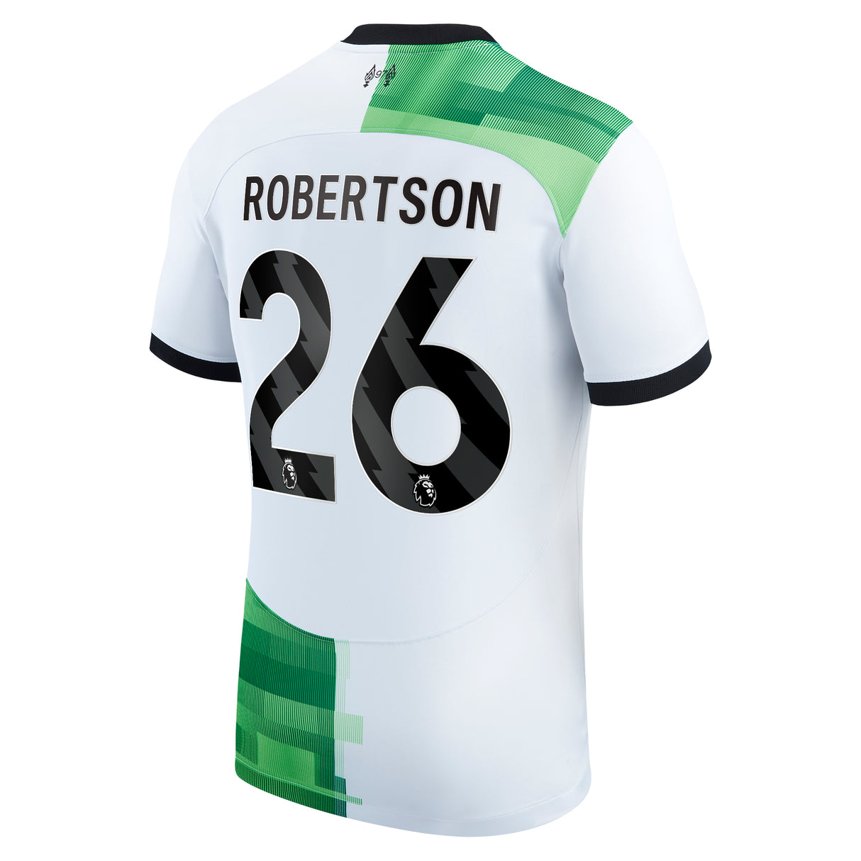 Liverpool Nike Away Stadium Shirt - 2023-24 with Robertson 26 printing - Kit Captain