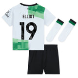 Liverpool Nike Away Stadium Kit - 2023-24 - Infant with Elliot 19 printing - Kit Captain