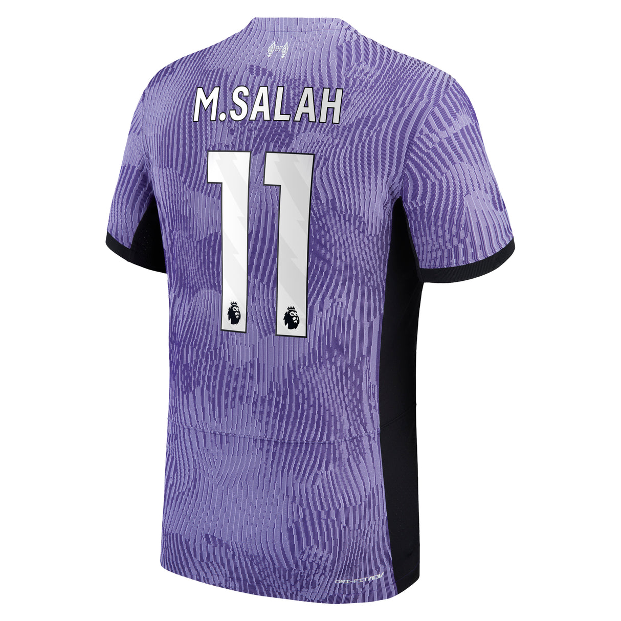 Liverpool Nike Third Dri-Fit Adv Match Shirt 2023-24 with M.Salah 11 printing - Kit Captain