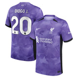 Liverpool Nike Third Stadium Shirt 2023-24 - Kids with Diogo J. 20 printing - Kit Captain