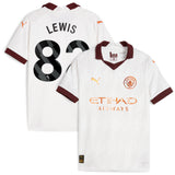 Manchester City Puma Away Shirt 2023-24 - Kids with Lewis 82 printing - Kit Captain