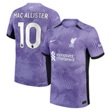 Liverpool Nike Third Dri-Fit Adv Match Shirt 2023-24 with Mac Allister 10 printing - Kit Captain