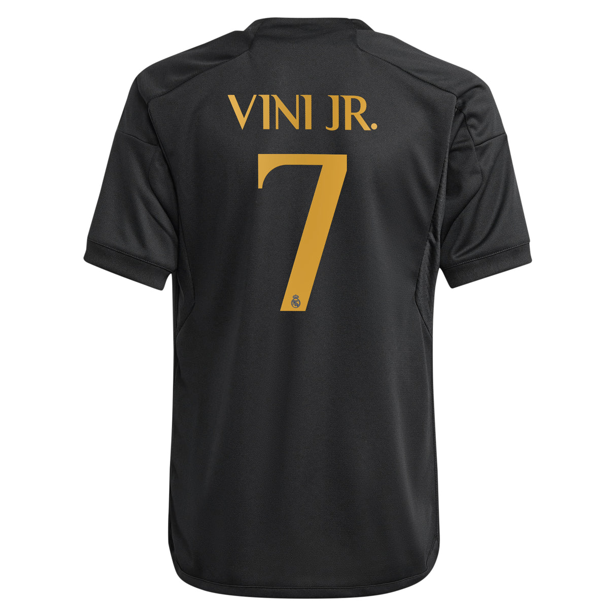 Real Madrid adidas Third Shirt 2023-24 - Kids with Vini Jr. 7 printing - Kit Captain