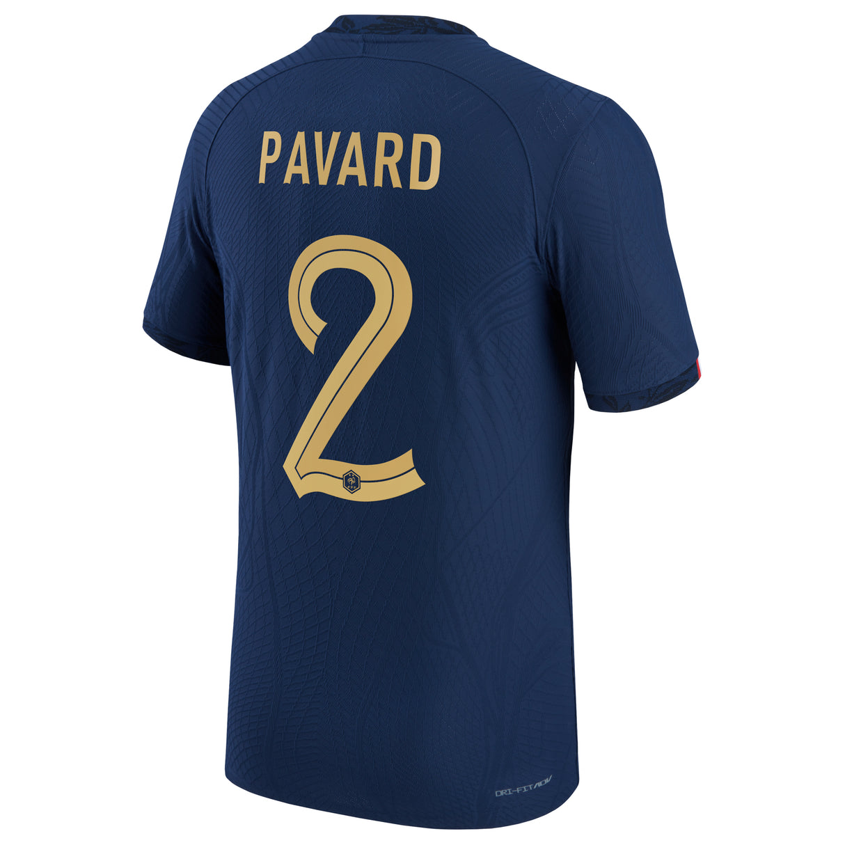 France Home Match Shirt 2022 - Benjamin Pavard 2 - Kit Captain