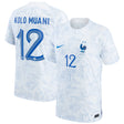 France Away Stadium Shirt 2022 - Kids - Randal Kolo Muani 12 - Kit Captain