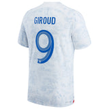 France Away Match Shirt 2022 - Olivier Giroud 9 - Kit Captain